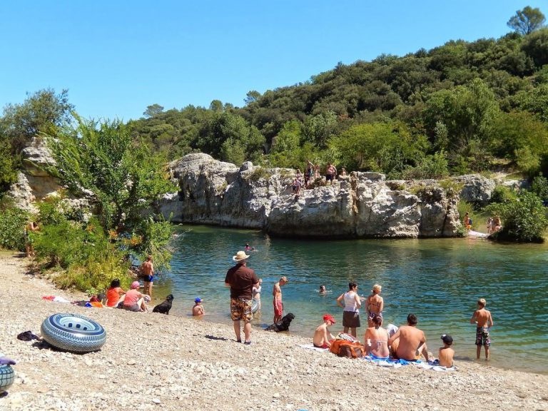 Camping Les Cascade strand 768x576