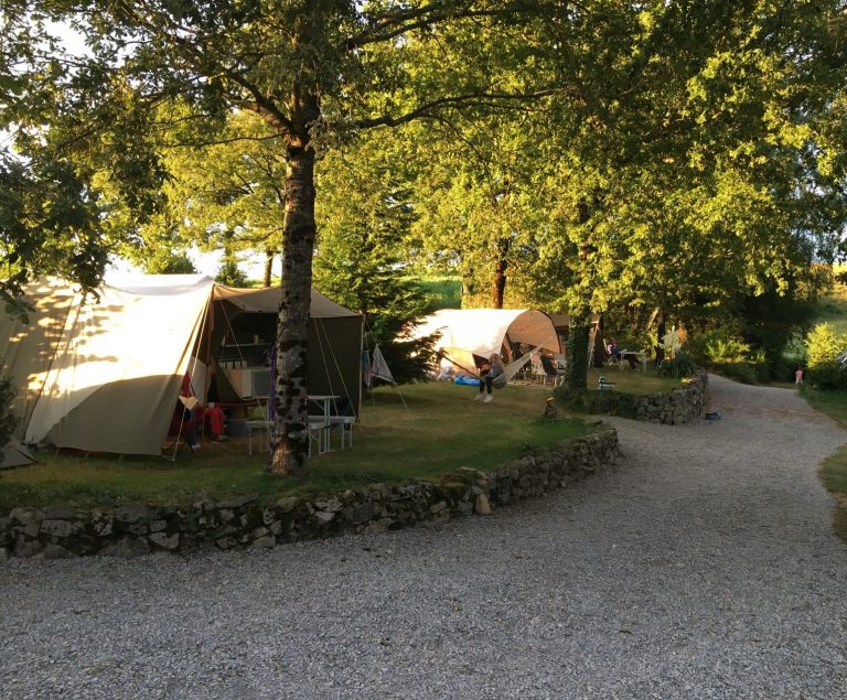 Camping Domaine Les Teuillères staanplaatsen 768x635