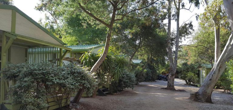 Camping La Clé des Champs in Calvi op Corsica stacaravan verhuur 768x364