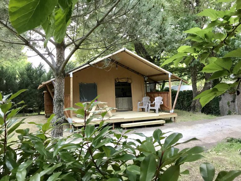 Camping de Pujol in Argelès sur Mer safaritent verhuur 768x576
