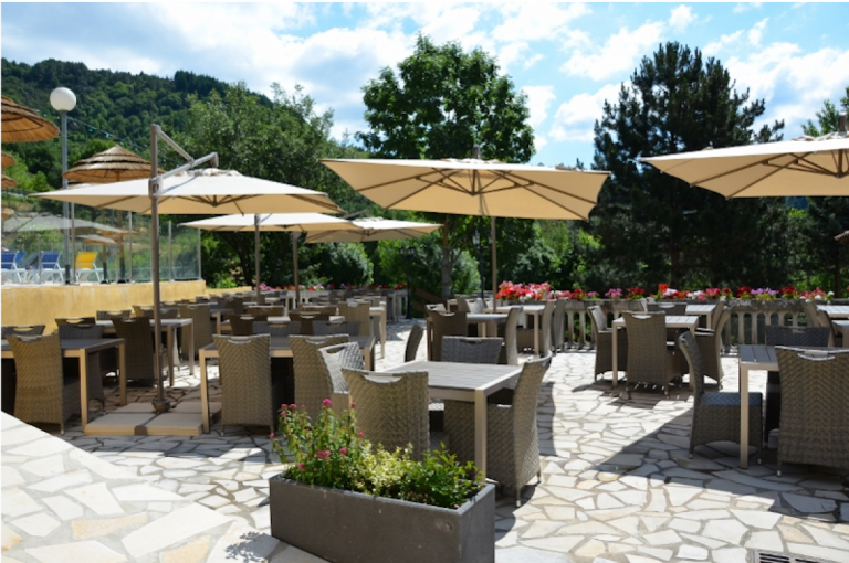 Camping L Ardéchois Ardeche terras 768x510