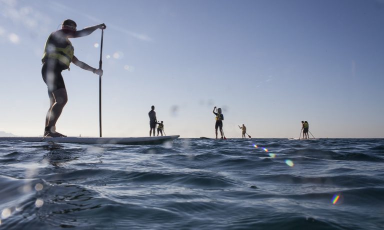 Camping Les Pascalounet paddle board 768x461