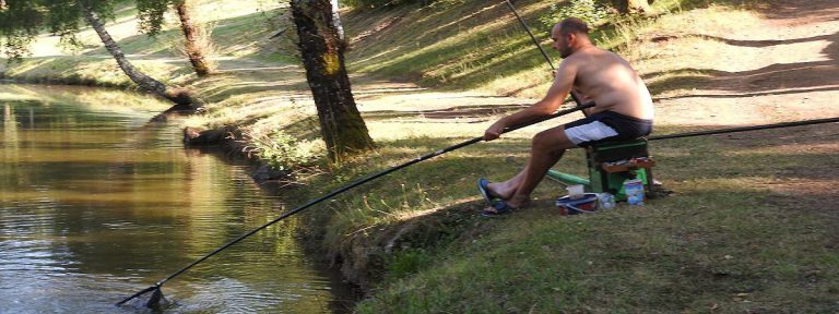 Camping La Ripole Dordogne vissen 768x288