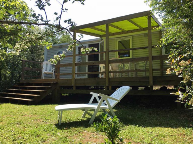 Camping Le Douzou Dordogne stacaravan huren 768x576