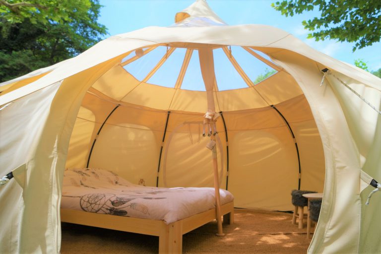 Camping Le Moulin du Luech Gard tent huren 768x512