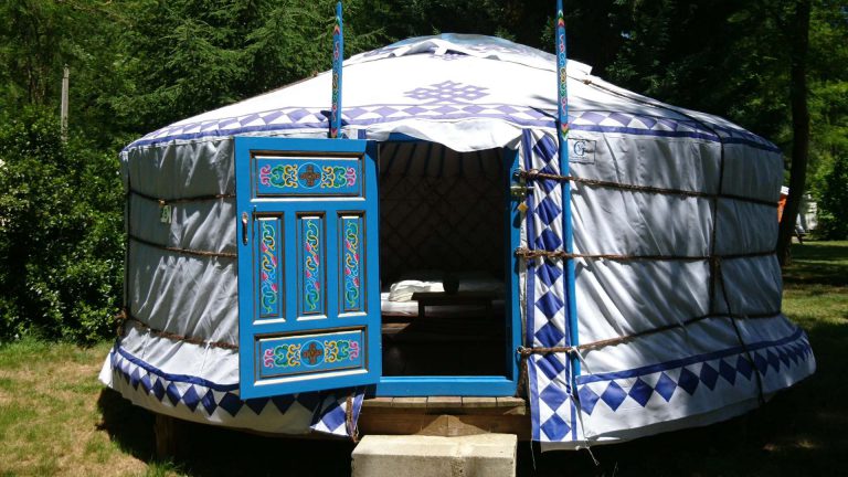 Camping Le Viaduc Ardeche Yurt huren 768x432