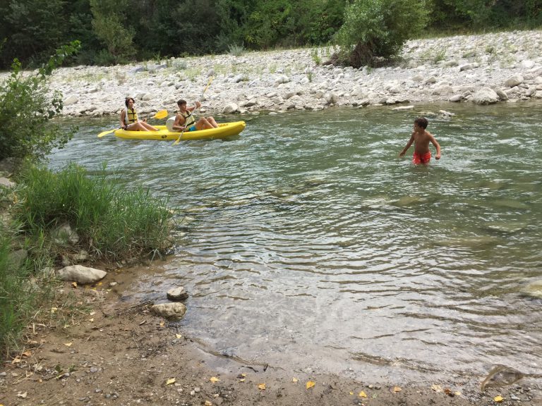 Camping Les Chapelains Drome kanovaren 768x576