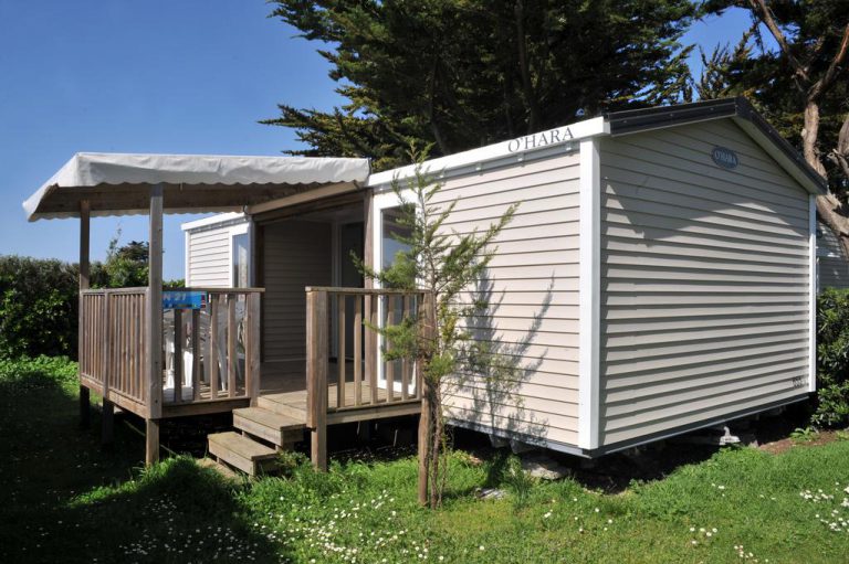 Camping Les Pérouses Île de Ré stacaravan 768x511