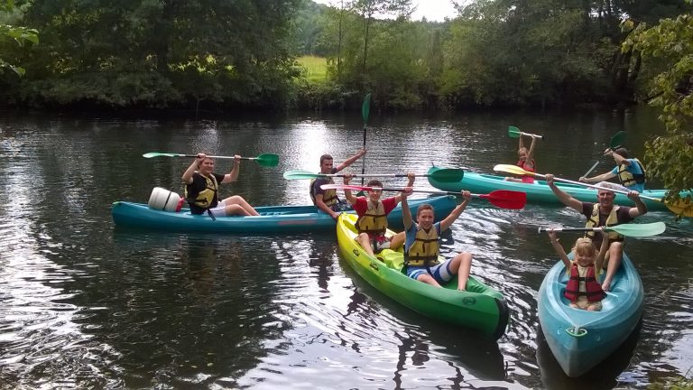 Camping Puynadal Brantome Dordogne kanovaren 768x432