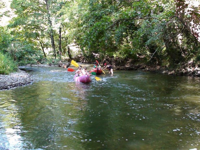 Camping Laborie Ardeche kanovaren 768x576