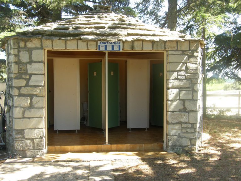 Camping Les Truffieres Ardeche sanitair 768x576
