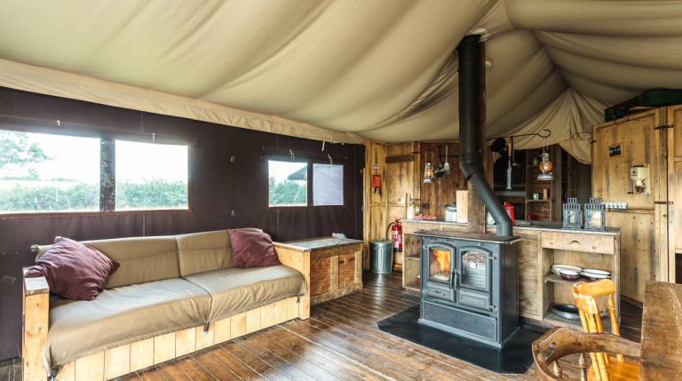 Boerencamping La Ferme de Penquelen Huella safaritent huren 768x429