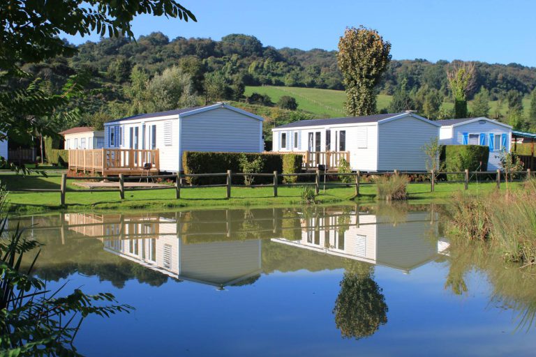 Camping le Marqueval Normandie visvijver 768x512