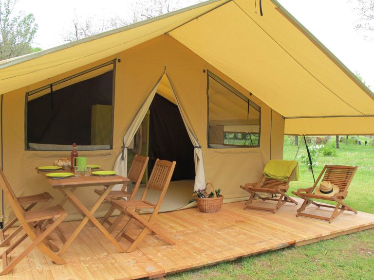 Frankrijk Daglan Camping Le Moulin de Paulhiac tent 768x576
